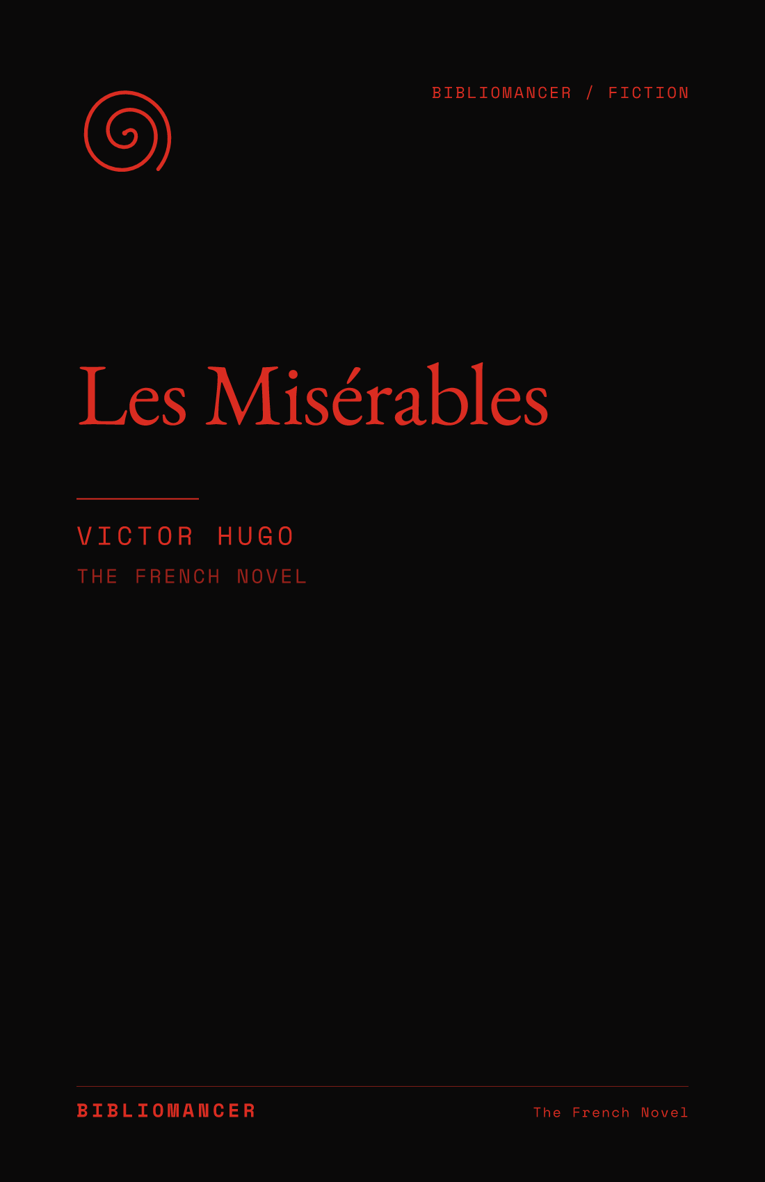 Les Misérables by Victor Hugo — Bibliomancer edition cover
