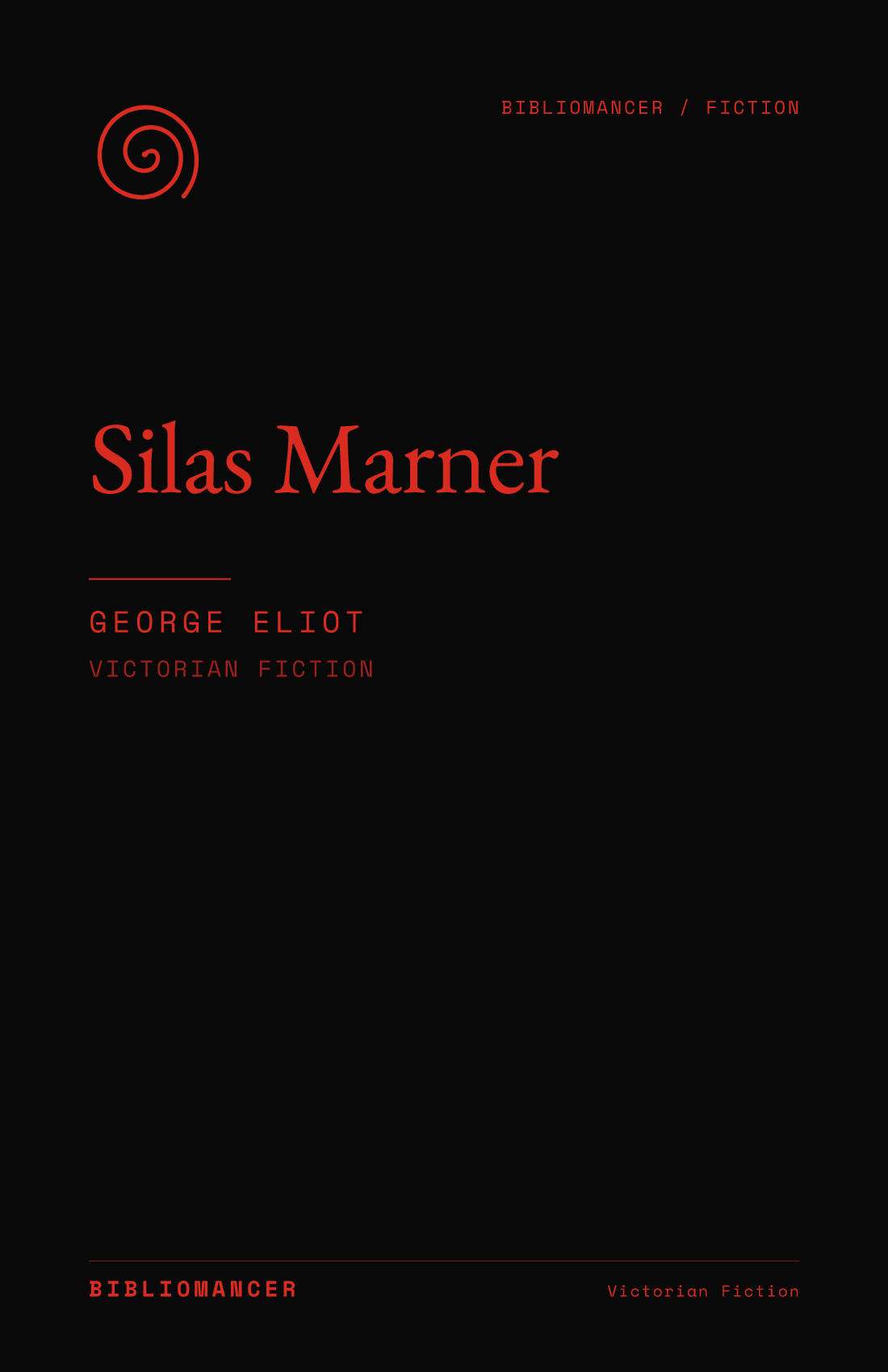 Silas Marner by George Eliot — Bibliomancer edition cover